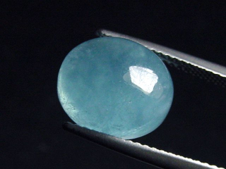 Aquamarin 7,05 Ct. oval cabochon