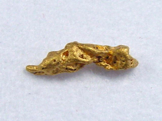 Gold nugget 9 mm - Mäkärä, Lappia, Finland