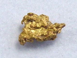 Gold nugget 5,5 mm - Köysivaara, Lappia, Finland