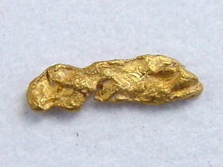 Gold nugget 9 mm - Jäkälä-Äytsi, Lappia, Finland