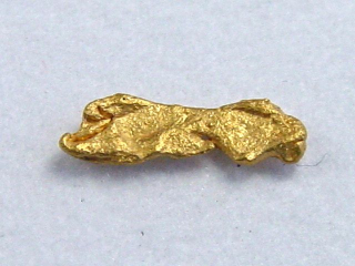 Gold nugget 9 mm - Jäkälä-Äytsi, Lappia, Finland