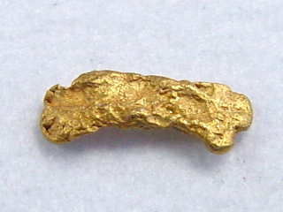 Gold nugget 8 mm - Jäkälä-Äytsi, Lappia, Finland