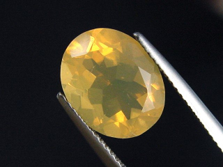 Feueropal 3,31 Ct. Oval 12 x 10 mm Mexiko