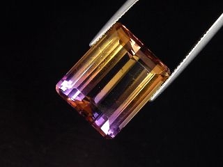 Ametrine 21,12 Ct. unheated natural color octagon