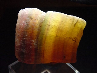 Fluorite 46 mm multicolor banded - Minas Gerais, Brazil