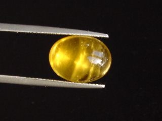 Goldberyll Katzenauge 7,48 Ct. selten - Minas Gerais, Brasilien