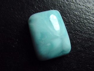 Larimar 18,11 Ct. rectangle cabochon - Dominic. Republic