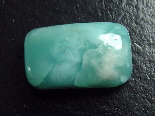 Larimar 12,86 Ct. rectangle cabochon - Dominic. Republic