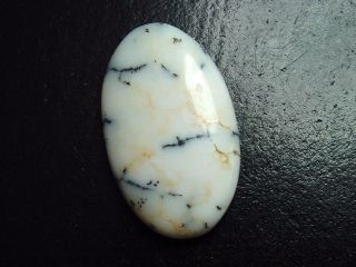 Dendritic Opal 32,53 Ct. oval cabochon India