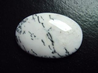Dendritic Opal 54,96 Ct. oval cabochon India