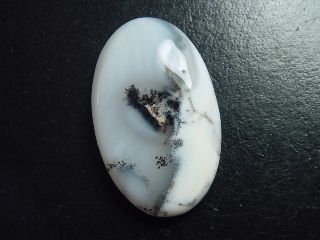 Dendritic Opal 56,69 Ct. oval cabochon India