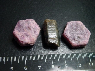 Ruby and Sapphire crystal lot - Madag.