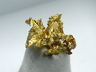 Gold kristallin 5,5 mm - Brusson, Val d'Aosta, Italien