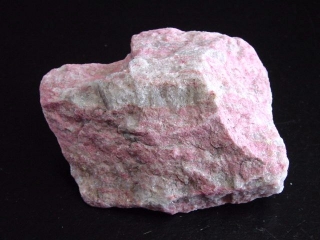 Thulite specimen 58 mm raspberry red - Leksvig, Trondheim, Norway