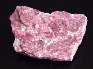 Thulite specimen 63 mm raspberry red - Leksvig, Trondheim, Norway