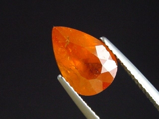 Spessartite Garnet 3,80 Ct. pear Tanzania