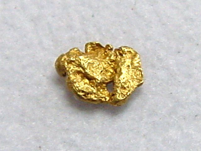Gold Nugget 4 mm - Ruihtu-Äytsi, Lappland, Finnland