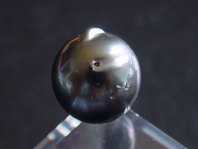 Black Tahitian Pearl 12 mm loose undrilled - French Polynesia