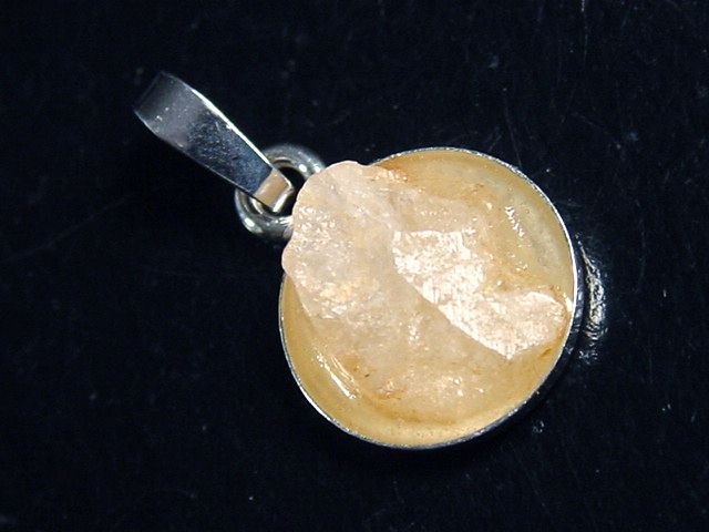 Phenakite crystal pendant 925 silver 18 mm - Piracicaba, Minas Gerais, Brazil