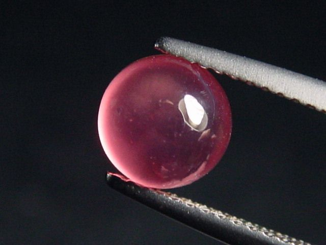 Rhodochrosite 1,80 Ct. round cabochon - Kuruman, Southafrica