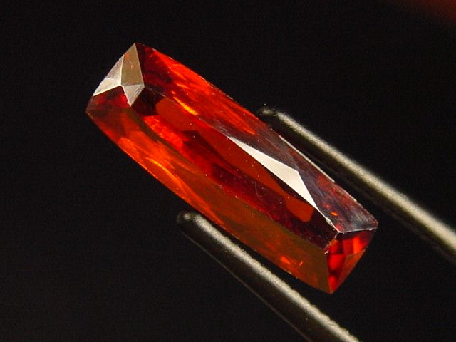 Zincite 5,15 Ct. antique cut faceted Poland