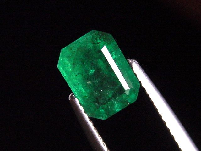 Emerald 1,62 Ct. finest green octagon