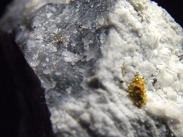 Gold kristallin in Quarz / Goldstufe 29 mm - 16-1 Mine, Kalifornien, USA