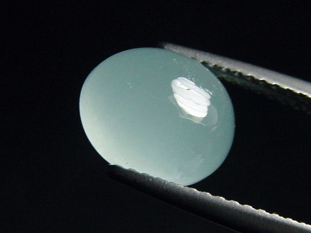 Aquamarin 3,47 Ct. 10 x 8 mm Oval Cabochon