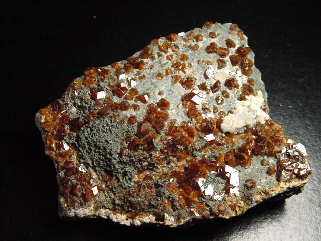 Grossular Garnet specimen 78 mm - Adamello, Val Daone, Trento, Italy