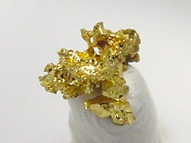 Gold crystalline 4 mm - Brusson, Val d'Aosta, Italy