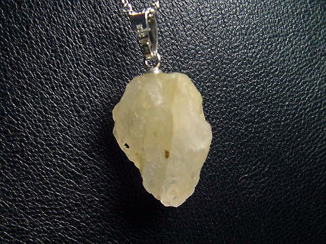 Phenakite crystal pendant 22 mm 925 silver - Piracicaba, Minas Gerais, Brazil