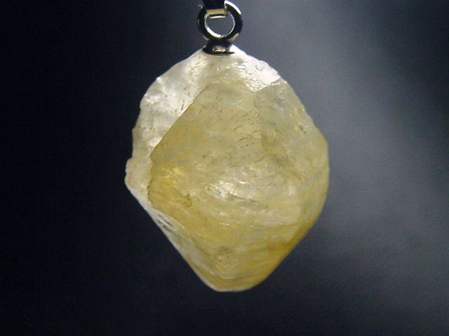 Phenakite crystal pendant 21 mm 925 silver - Piracicaba, Minas Gerais, Brazil