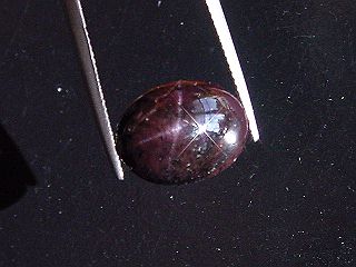 Star Garnet 18,13 Ct. four ray star cabochon India