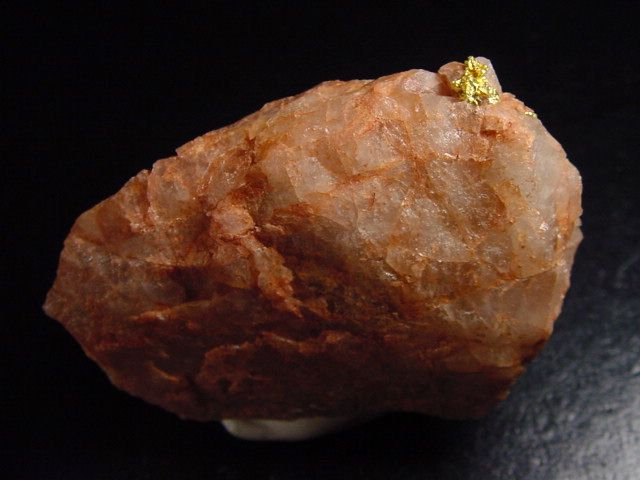 Gold crystalline in Quartz specimen 62 mm - Minas Gerais, Brazil