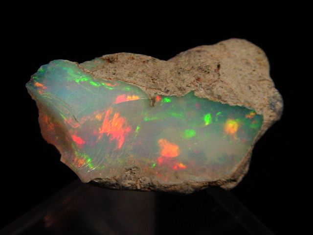 Edelopal roh / Opal Rohstein 25 mm feiner bunter Schimmer