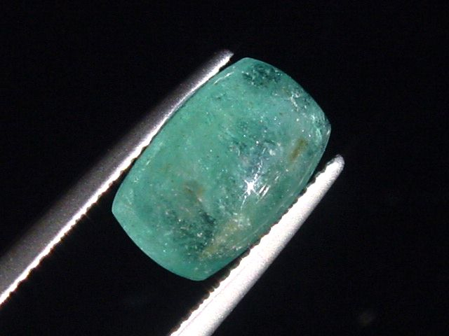 Aquamarin 4,04 Ct. 12 x 8 mm Kissen Cabochon