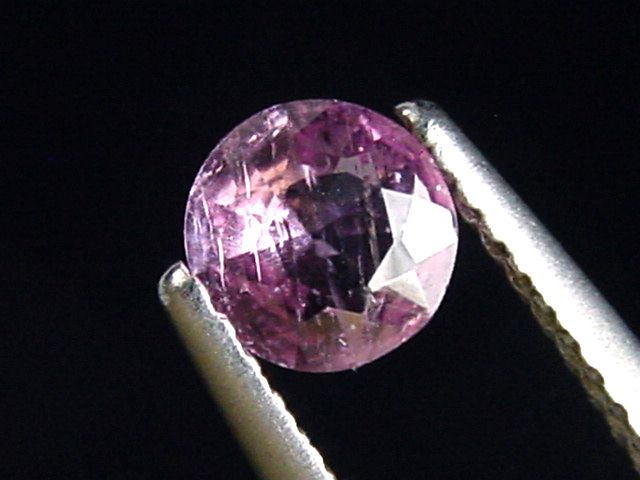 Pink Topaz 0,40 Ct. rare natural color - round Brazil