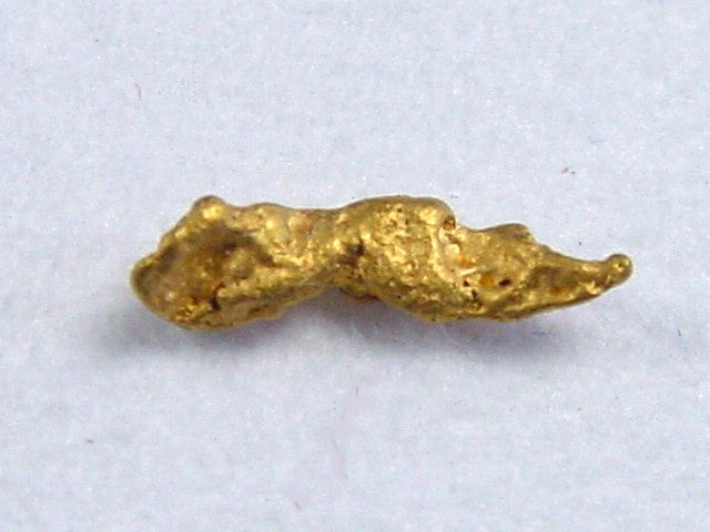 Gold nugget 9 mm - Mäkärä, Lappia, Finland