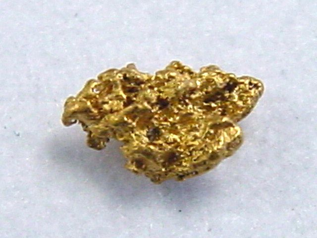 Gold nugget 5,5 mm - Mäkärä, Lappia, Finland