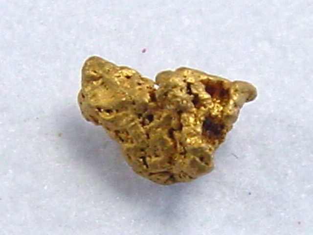 Gold nugget 5 mm - Roivainen, Lappia, Finland