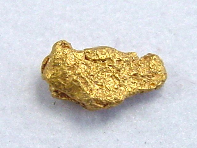 Gold nugget 6,5 mm - Jäkälä-Äytsi, Lappia, Finland