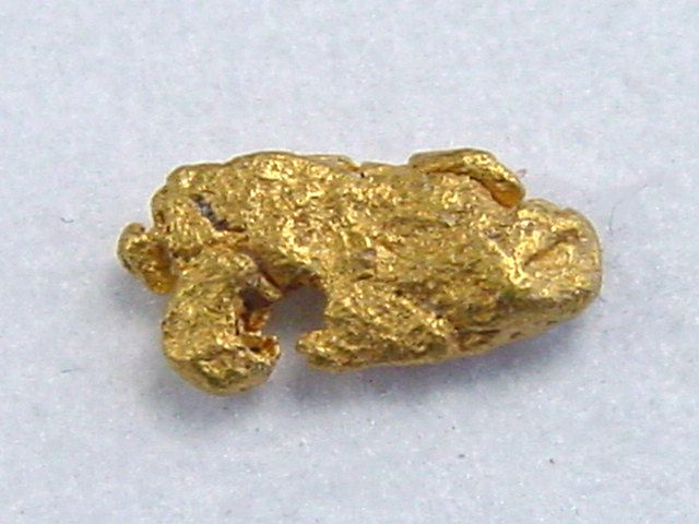 Gold nugget 7,5 mm - Jäkälä-Äytsi, Lappia, Finland