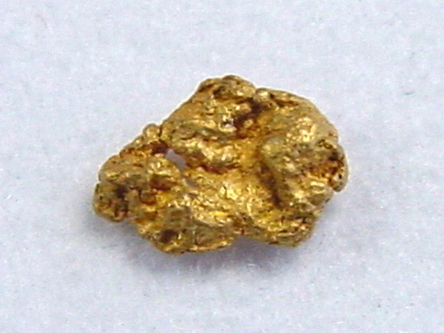 Gold Nugget 5,5 mm - Harrioja, Lappland, Finnland