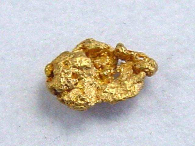 Gold Nugget 5,5 mm - Harrioja, Lappland, Finnland