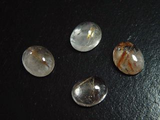 Rutilquarz Lot 19,04 Ct. Oval Cabochons 12 x 10 mm