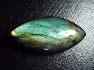 Labradorite 69,24 Ct. navette cabochon Australia