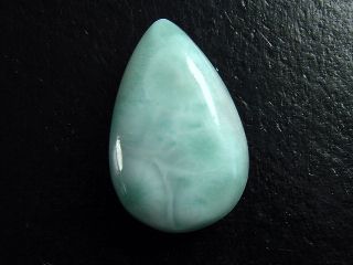 Larimar 22,52 Ct. pear cabochon - Dominic. Republic