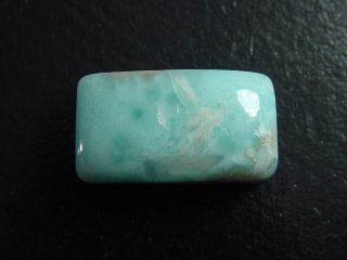 Larimar 24,08 Ct. rectangle cabochon - Dominic. Republic