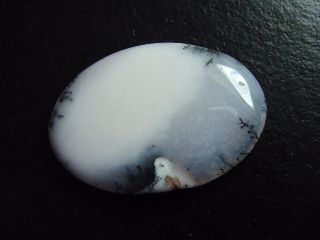 Dendritic Opal 43,80 Ct. oval cabochon India