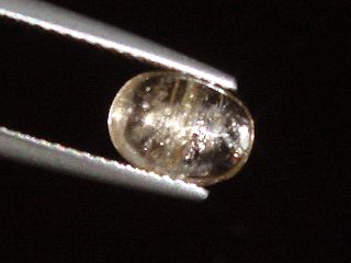 Topas Katzenauge 1,63 Ct. selten Naturfarbe - Ouro Preto, Brasilien